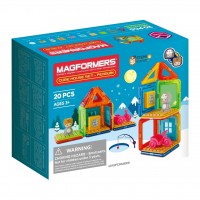 Магнитный конструктор Cube House Penguin 20 дет