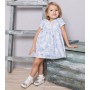 Dress with a rose 1722129 blue