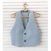 Vest with an open back 1721041 blue