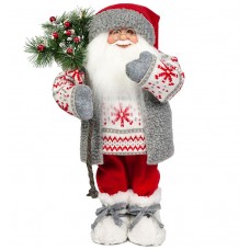 Дед мороз в свитере со снежинкой 47 см