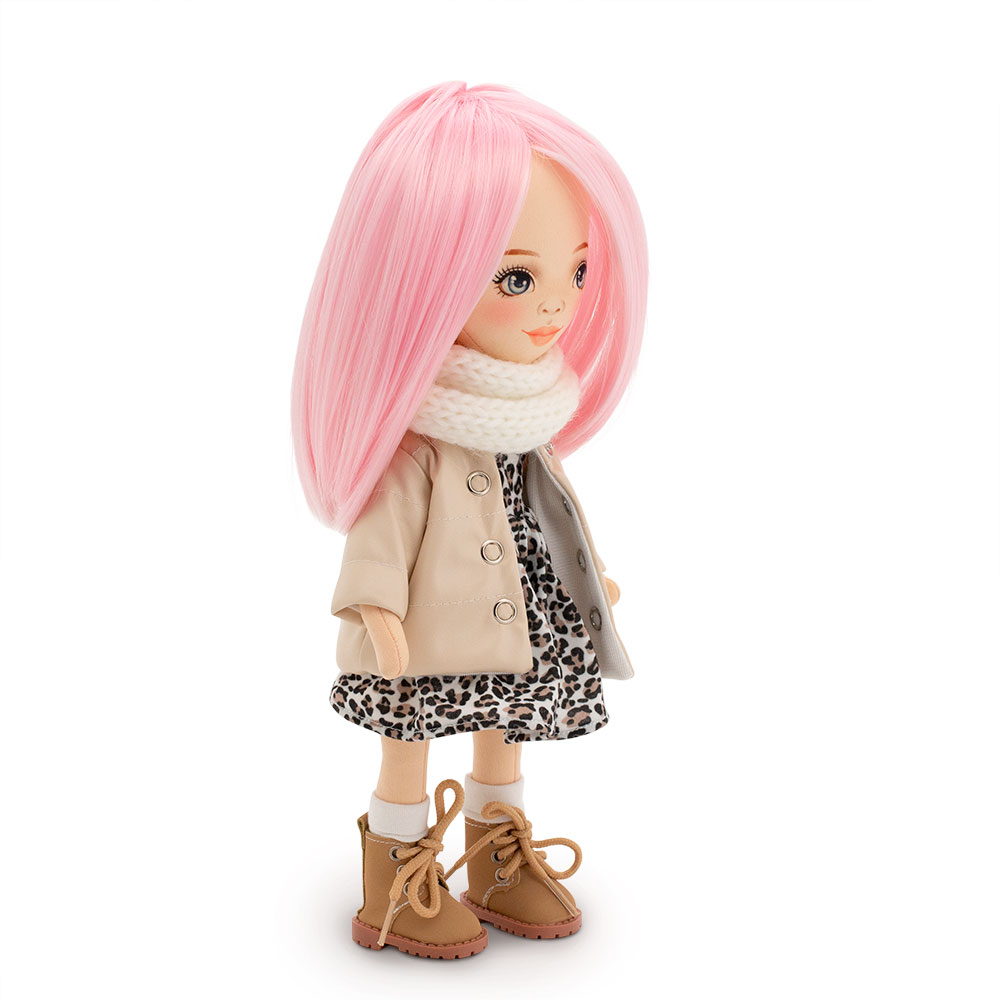 Кукла Billie в кожаном пуховике 32 см, Европейская зима (SS06-12)