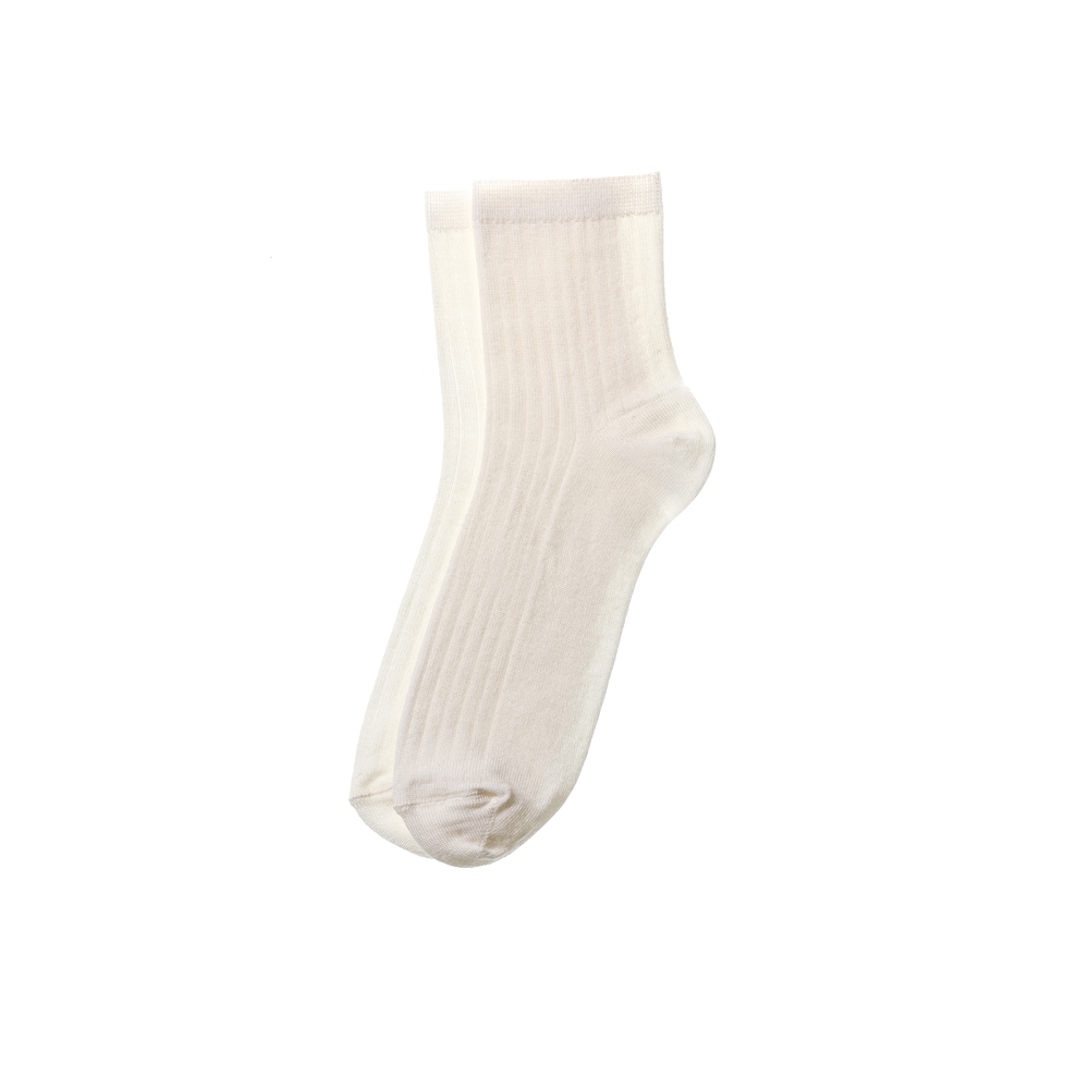 Children's socks H201, Ecru color
