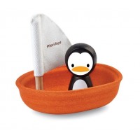 Игровой набор Лодка и пингвин Plan Toys