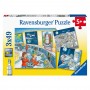 Пазл Ravensburger Космическая миссия с Томом и Мией, 3 x 49 эл.