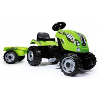 Трактор Farmer XL с прицепом зеленый