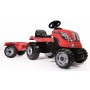 Трактор педальный SMOBY Farmer XL, с прицепом красный