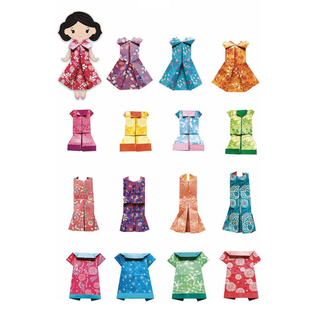 Набор Платья для куклы для создания оригами Sycomore Pockets