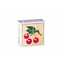 Кубики ТОМИК Фрукты-ягоды (4 шт) 3333-2