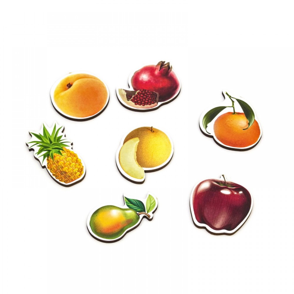 Набор WOODLAND Овощи, фрукты, ягоды (дер.коробка) 111401