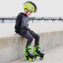 Роликовые коньки YVolution Neon Combo Skates, зелёный (размеры 29-32)