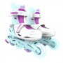 Роликовые коньки YVolution Neon Combo Skates, бирюзовый (размеры 29-32)