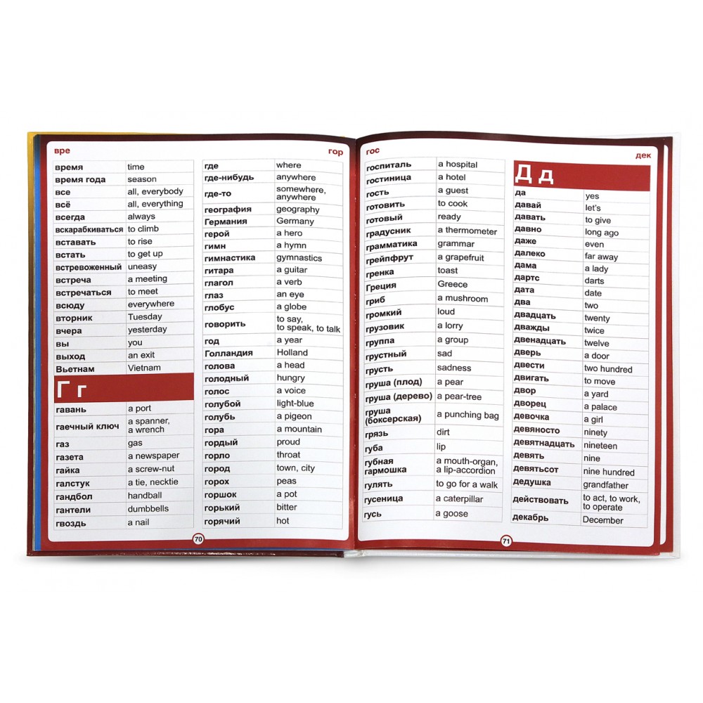 Книга ЗНАТОК Русско-английский и англо-русский словарь (для говорящей ручки) ZP40001