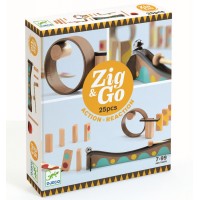 Zig&Go 25 деталей Деревянный конструктор Djeco