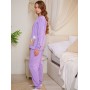 Пижама для девочки фиолетовая