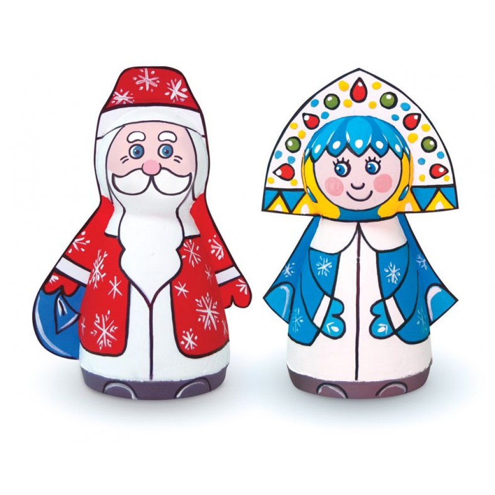Набор для творчества ШАР-ПАПЬЕ Дед Мороз и Снегурочка