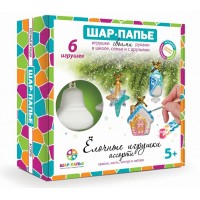 Набор для творчества Елочные игрушки 6 шт