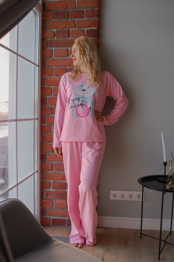 пижама женская фланель м123з. бабушкина пижама. домашний трикотаж. пижама эйвон. винни в пижаме.