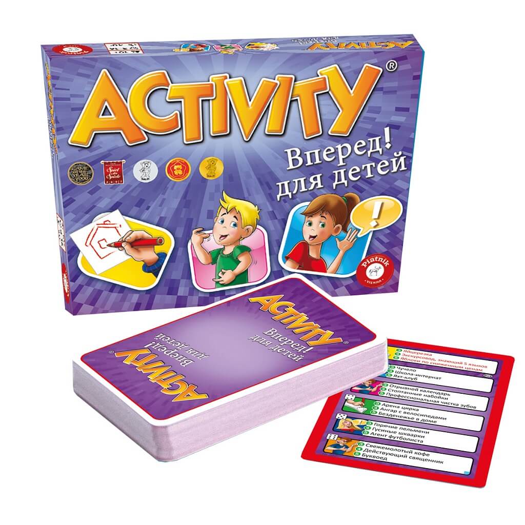 Настольная игра Activity Вперед для детей - купить в Москве на babymodik.com